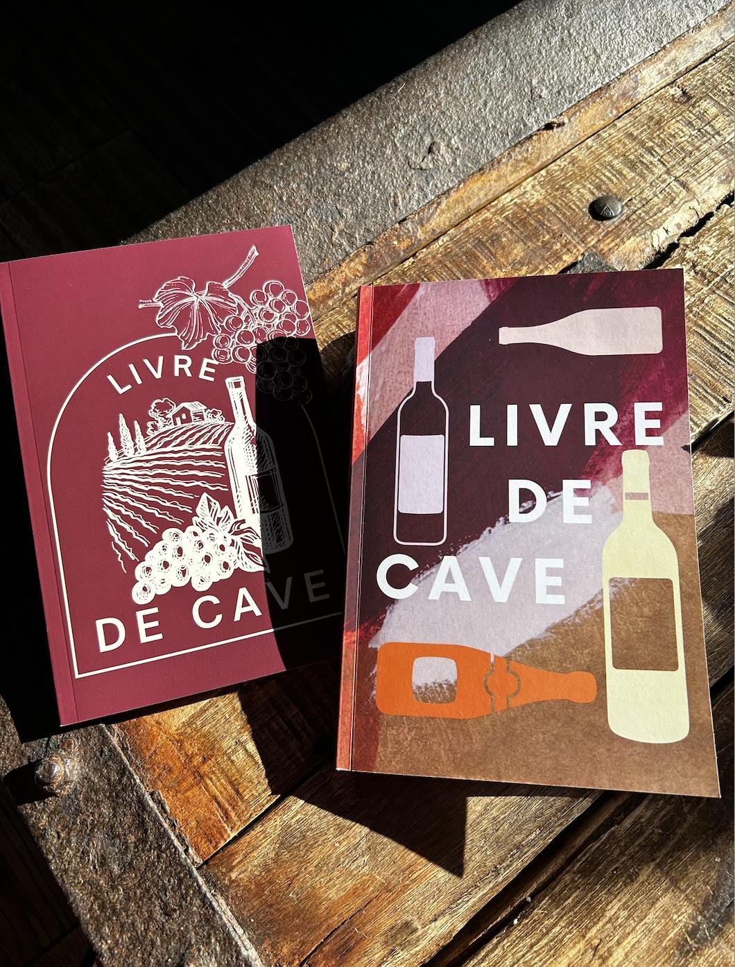 Livre de cave - l’outil indispensable pour tous les amateurs de vin - Cadeau pour Monsieur & Madame - Cadeau pour les passionnés de vin