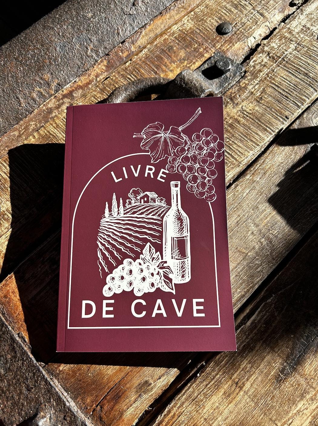 Livre de cave - l’outil indispensable pour tous les amateurs de vin - Cadeau pour Monsieur & Madame - Cadeau pour les passionnés de vin